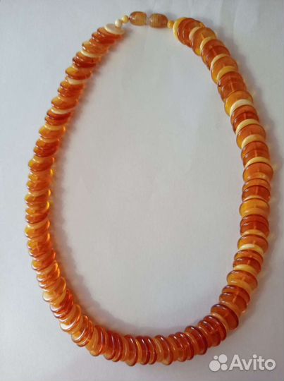 Бусы из натурального янтаря