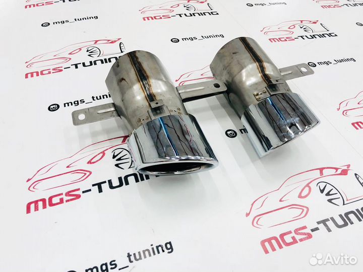 Насадки на выхлоп w177/118 Style 35 AMG Chrome