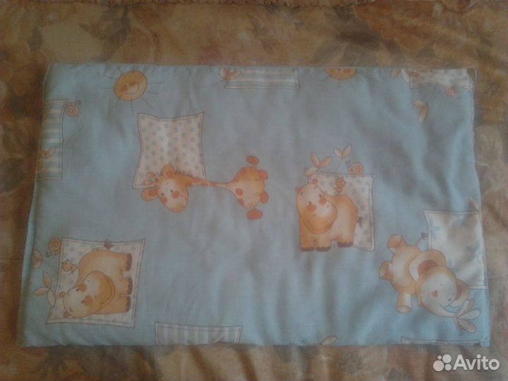 Бортики, балдахин, подушка, одеяло