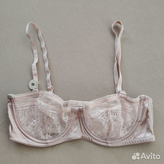 Бюстгалтер H&M 75C нежно-розовый новый