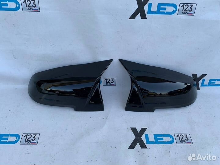 Накладки на крышки зеркал BMW 1 F20 M глянец