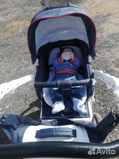 Коляска 2 в 1 adamex, в хорошем состоянии
