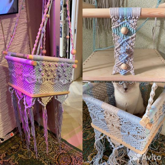 Детские качели Макраме