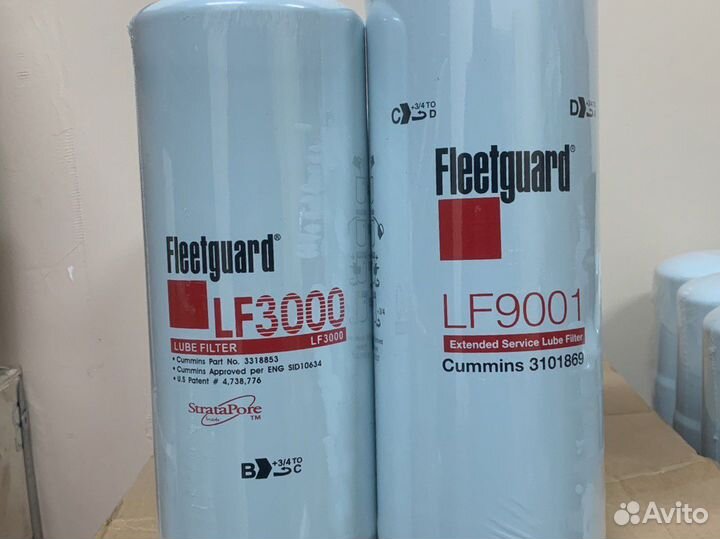 Фильтра Fleetguard LF3620