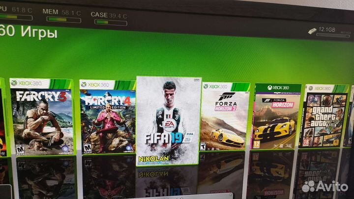 Xbox 360 slim прошитый 60 игр