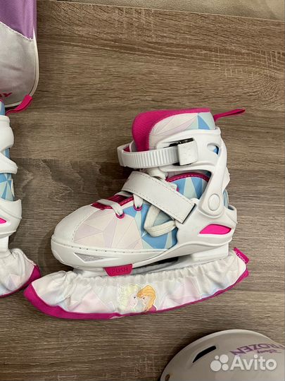 Коньки детские раздвижные 31 36