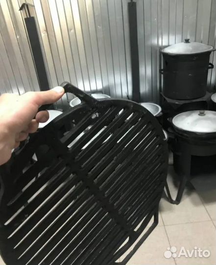 Чугунная решетка для гриля d-43 cм Узбекистан