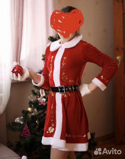 Костюм новогодний маскарад новый