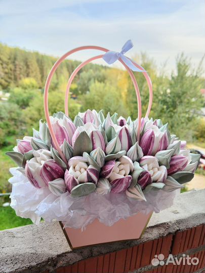 Зефирные тюльпаны