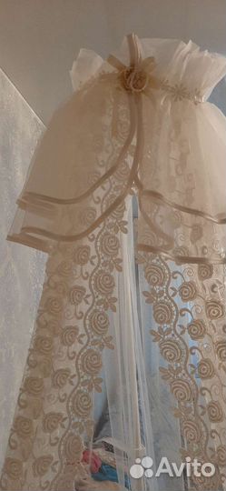Комплект с балдахином в кроватку