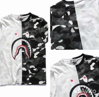 Футболка Bape череая Белая