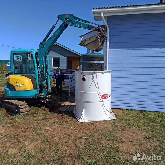 Установка септика под ключ