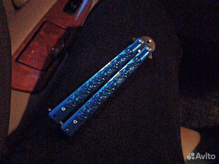 Тренировочный нож бабочка 2 шт новые