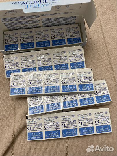 Линзы контактные acavue trueye D-1.75 BC 9.0