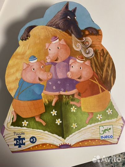 Пазл Три Поросенка от Djeco