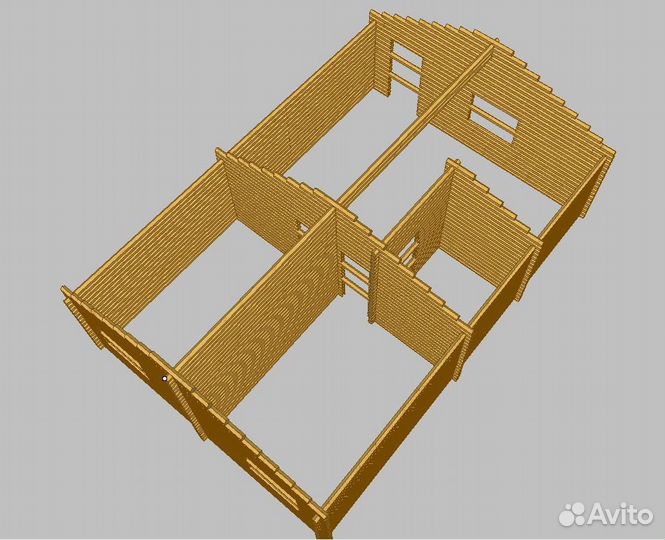 Домик из минибруса 6*9 m