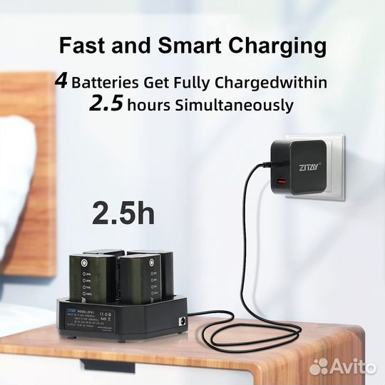 Зарядное устройство zitay аккумуляторов Sony FZ100