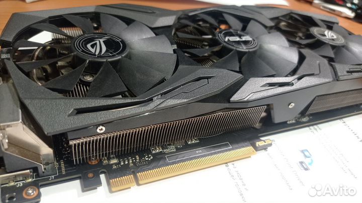 Видеокарта GTX 1060 6gb asus rog strix