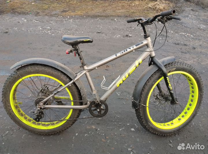 Велосипед фэтбайк rush