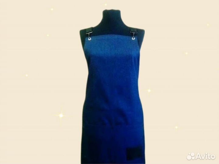 Фартук джинсовый