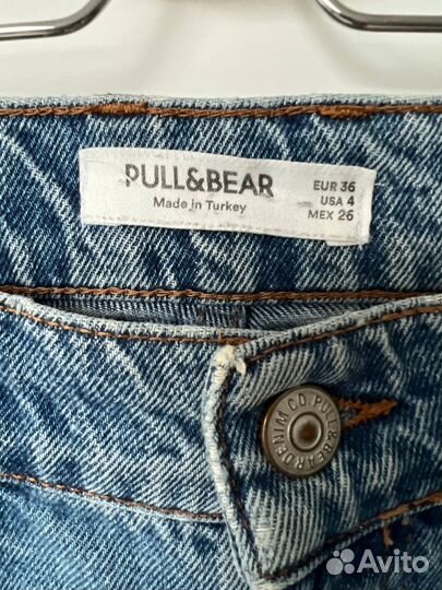 Джинсы-мом женские Pull&bear