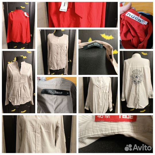 Много разной одежды
