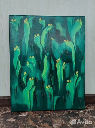 Картина Цветочная абстракция