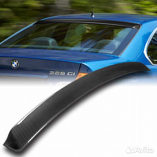 Спойлер на крышу BMW E46 4dr карбон
