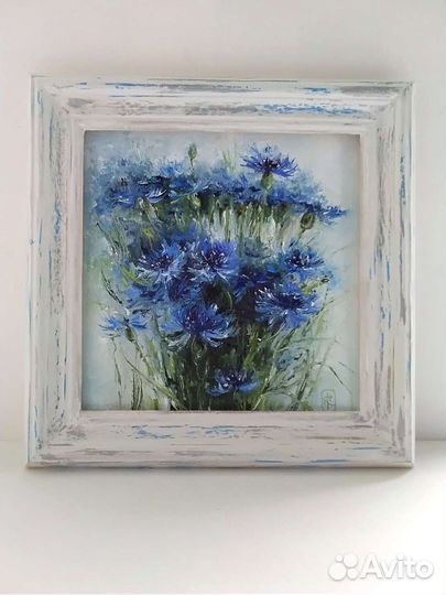 Картина маслом на холсте в раме