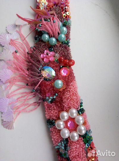 Пояс и лиф ручной работы для восточных танцев