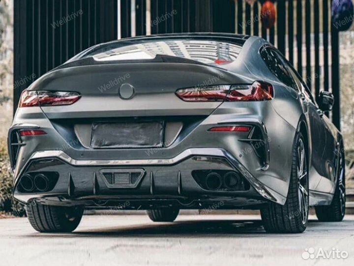 Спойлер BMW 8 G15 PSM черный глянец