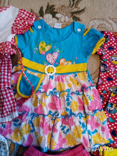 Пакет летней одежды на девочку