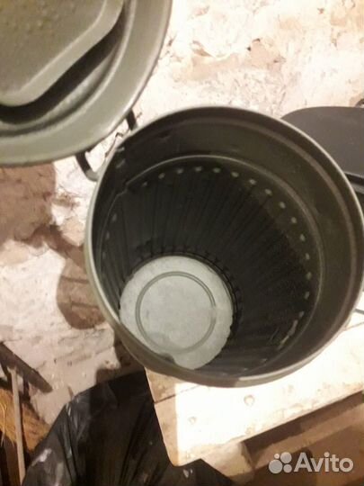 Газбак Немецкий от противогаза. Тубус Котелок