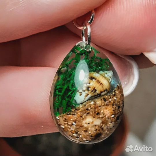 Серьги из эпоксидной смолы