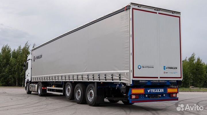 Полуприцеп шторный V-Trailer 329, 2024