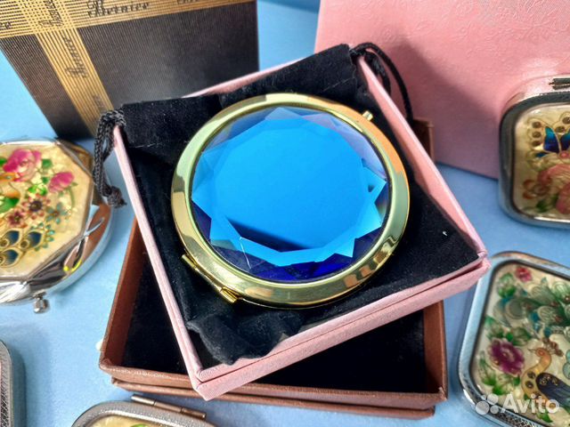 Зеркало складной карманное Афродита Металл