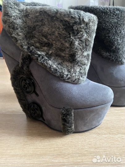 Ботильоны gianmarco lorenzi vero cuoio