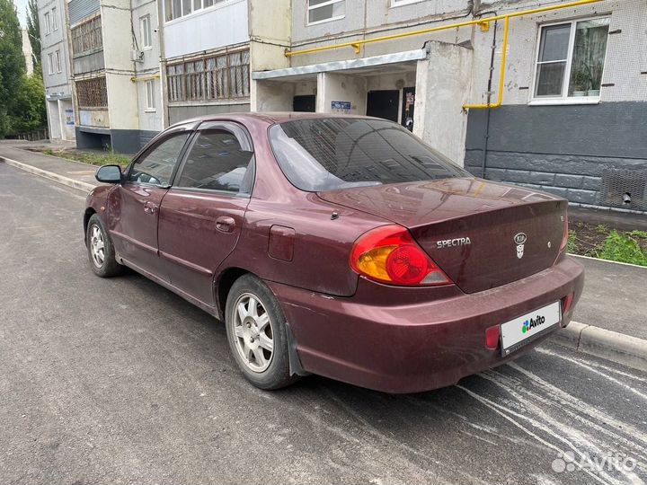 Kia Spectra 1.6 МТ, 2006, 275 000 км