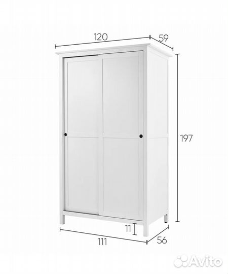 Шкаф купе IKEA hemnes хемнэс