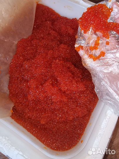 Красная икра горбуши