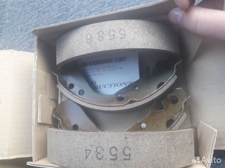 Тормозные колодки задние honda fit GD1