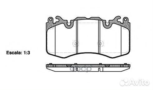 Колодки тормозные 141000 Remsa