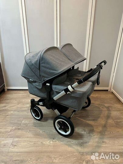 Bugaboo donkey2 для двойни Grey melange