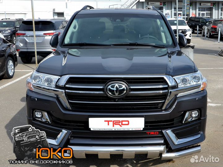 Защита переднего бампера TLC 200 TRD