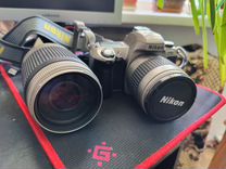 Пленочный фотоаппарат nikon f65 + 2 объектива