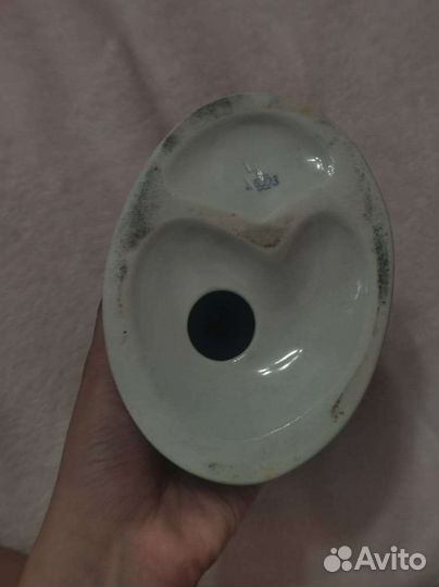 Статуэтка Бульдог, фарфор лфз СССР