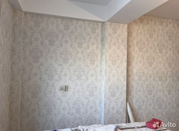 Поклейка обоев