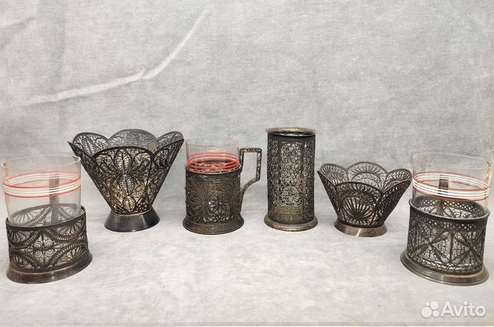 Скань, филигрань ссср. Мельхиор