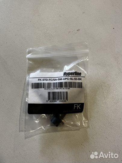 Штекер Hyperline FK-STD-FC/SA-SM-UPC-SL-S3-BK
