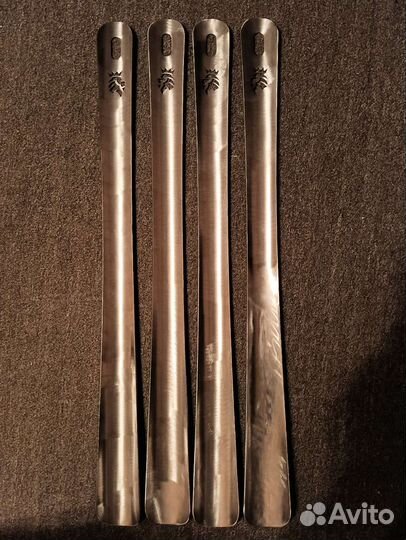 Ложка для обуви рожок 60см 90см нержавейка